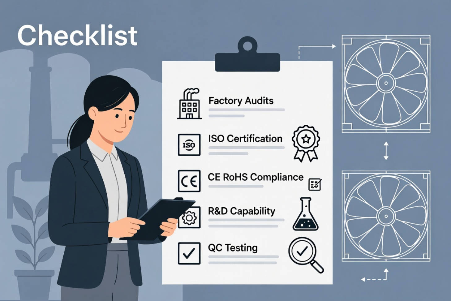 Centrifugal Fan Supplier Evaluation Checklist Centrifugal Fan Supplier Evaluation Checklist