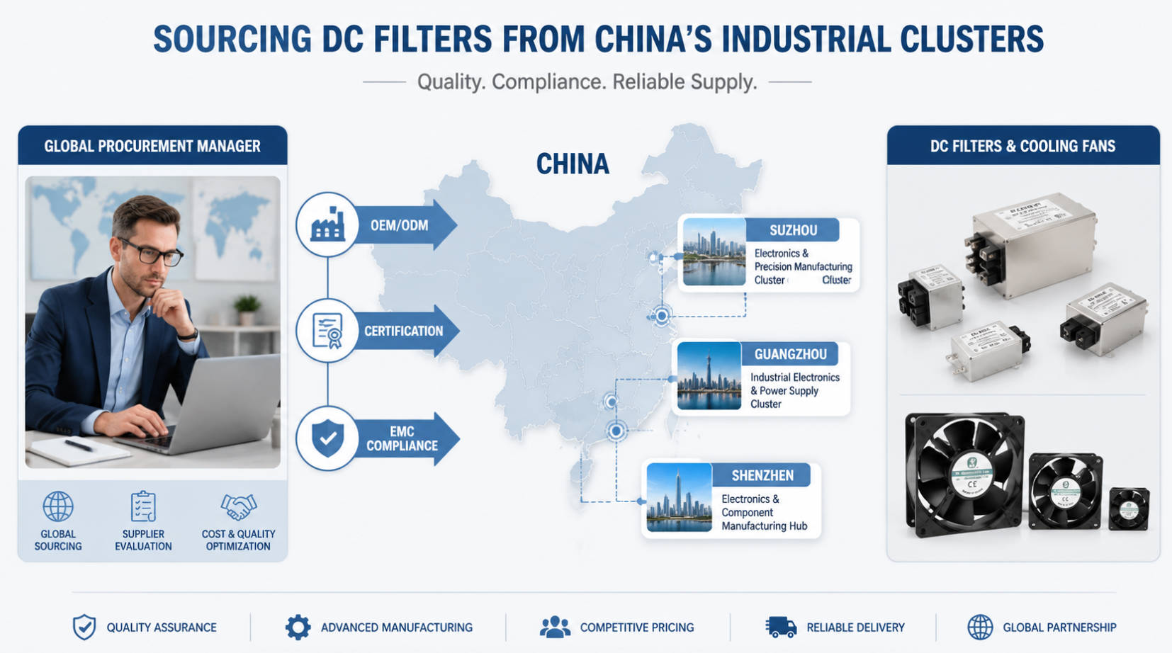 DC Filters Supply Chain Overview DC Filters Supply Chain Overview