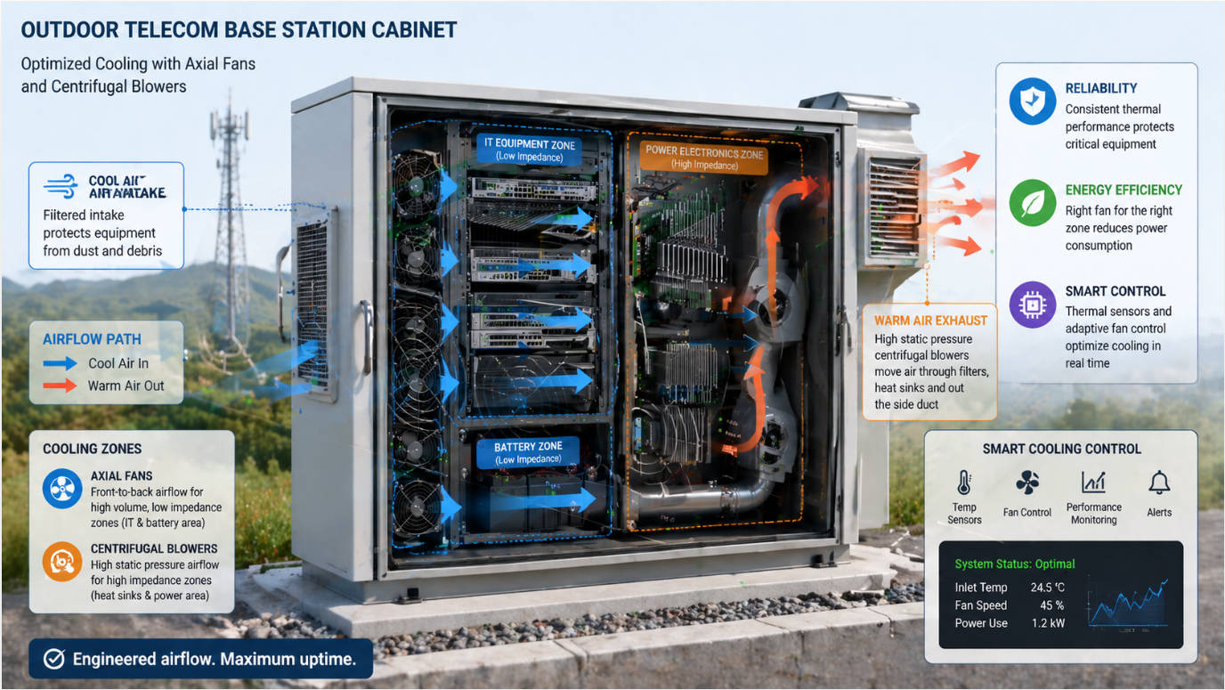 Telecom Base Station Cooling Overview Telecom Base Station Cooling Overview