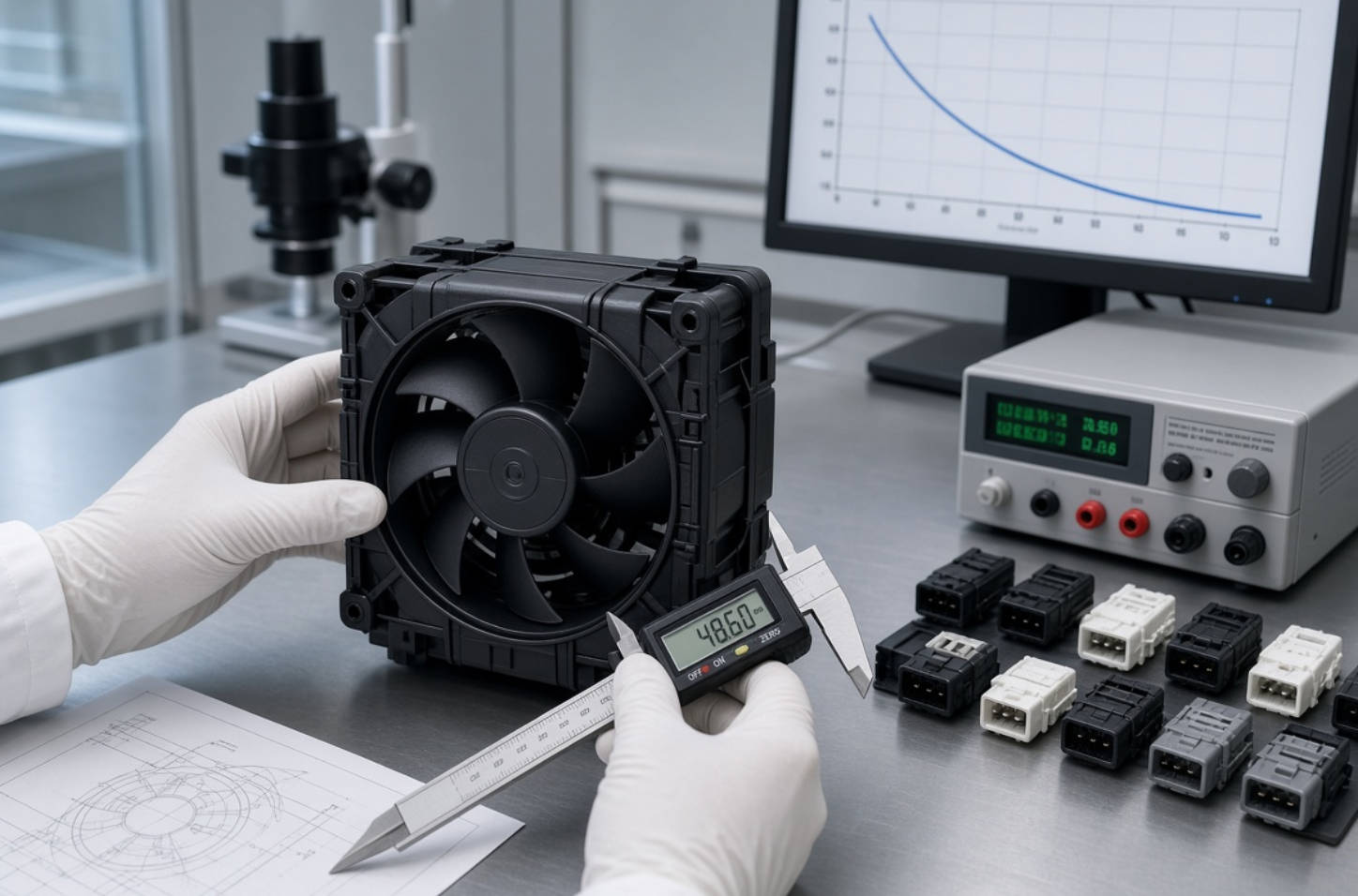 Cooling Fan Quality Inspection Cooling Fan Quality Inspection