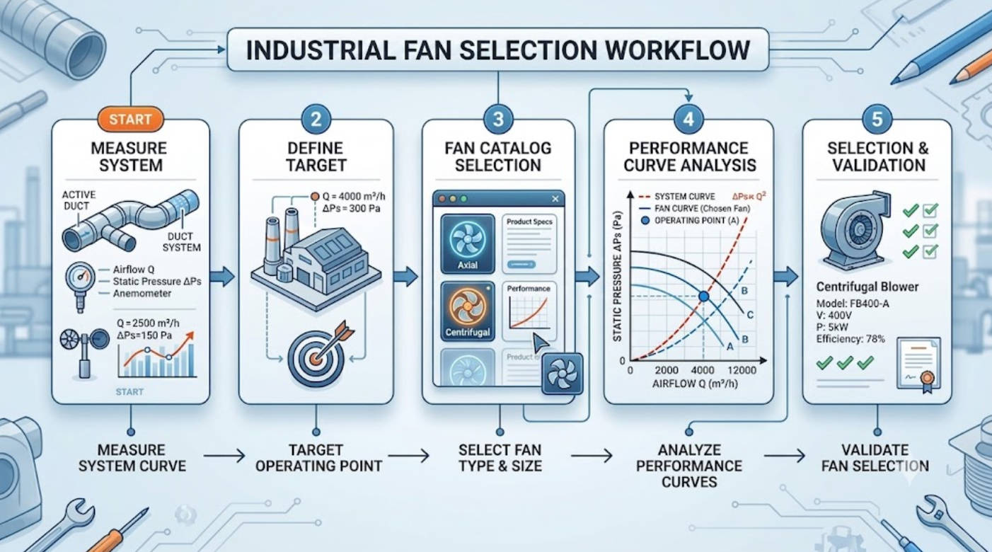 Fan Selection System Curve Fan Selection System Curve