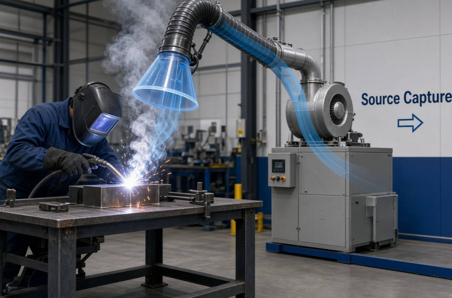 Industrial Welding Fume Extraction System Industrial Welding Fume Extraction System