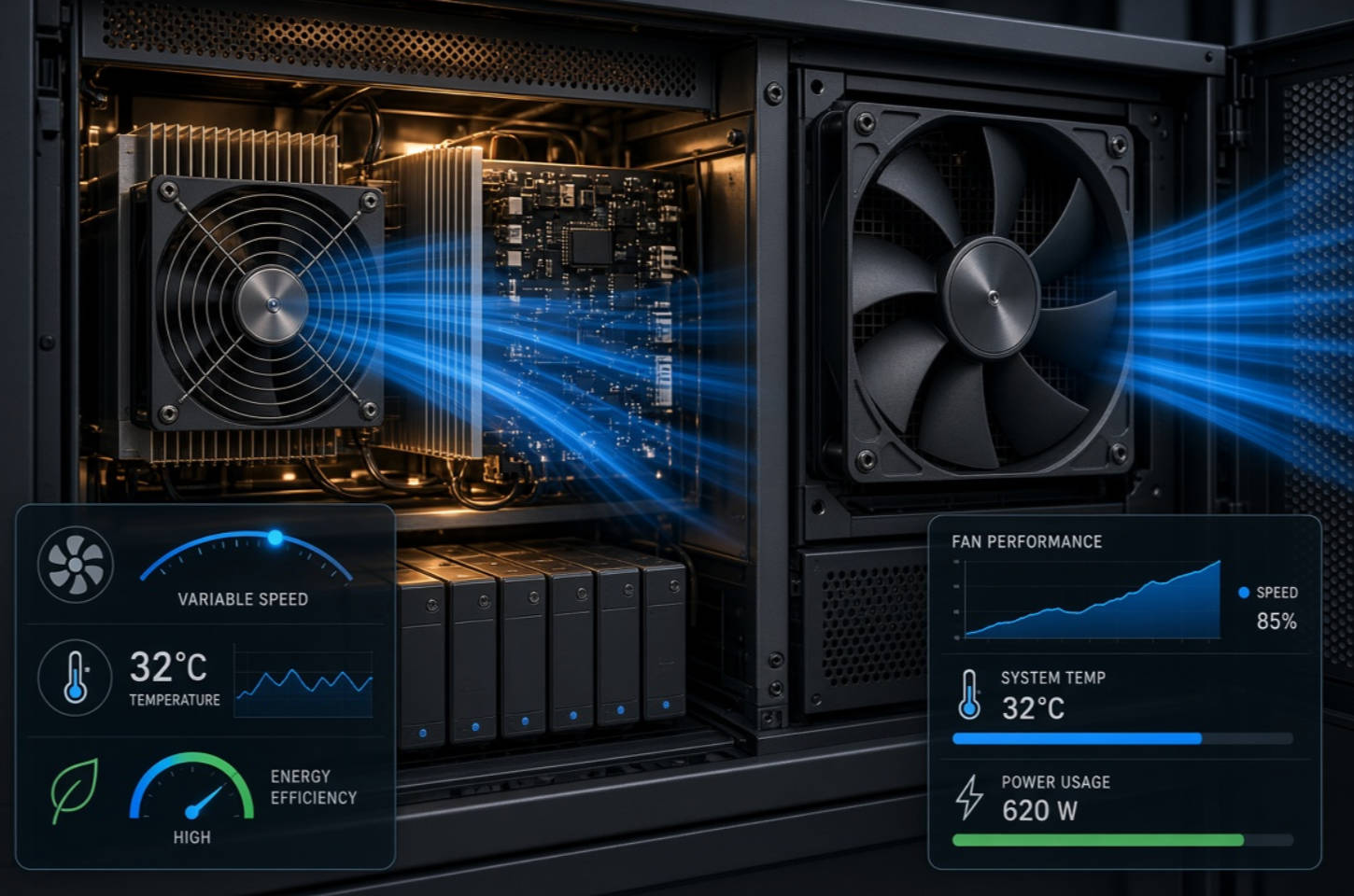 Smart EC And DC Fan Cooling Solution Smart EC And DC Fan Cooling Solution