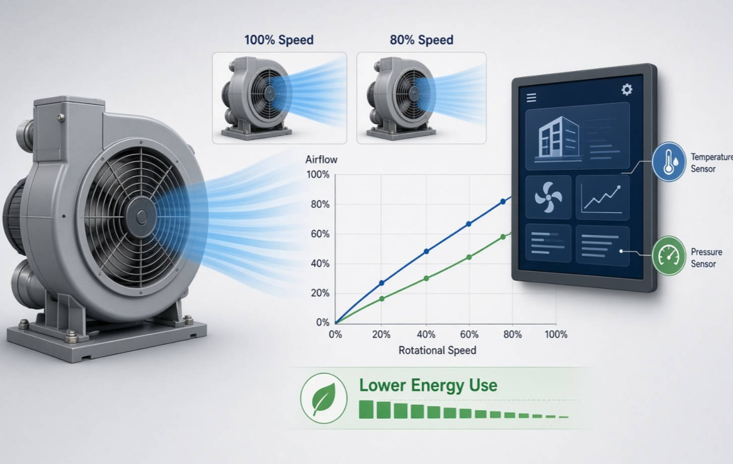 HVAC Fan Efficiency And Airflow Control HVAC Fan Efficiency And Airflow Control