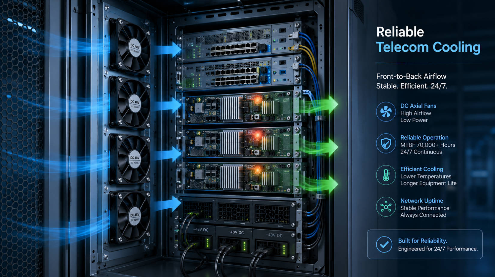 Telecom Cabinet Cooling With Dc Fans1 Telecom Cabinet Cooling With Dc Fans1