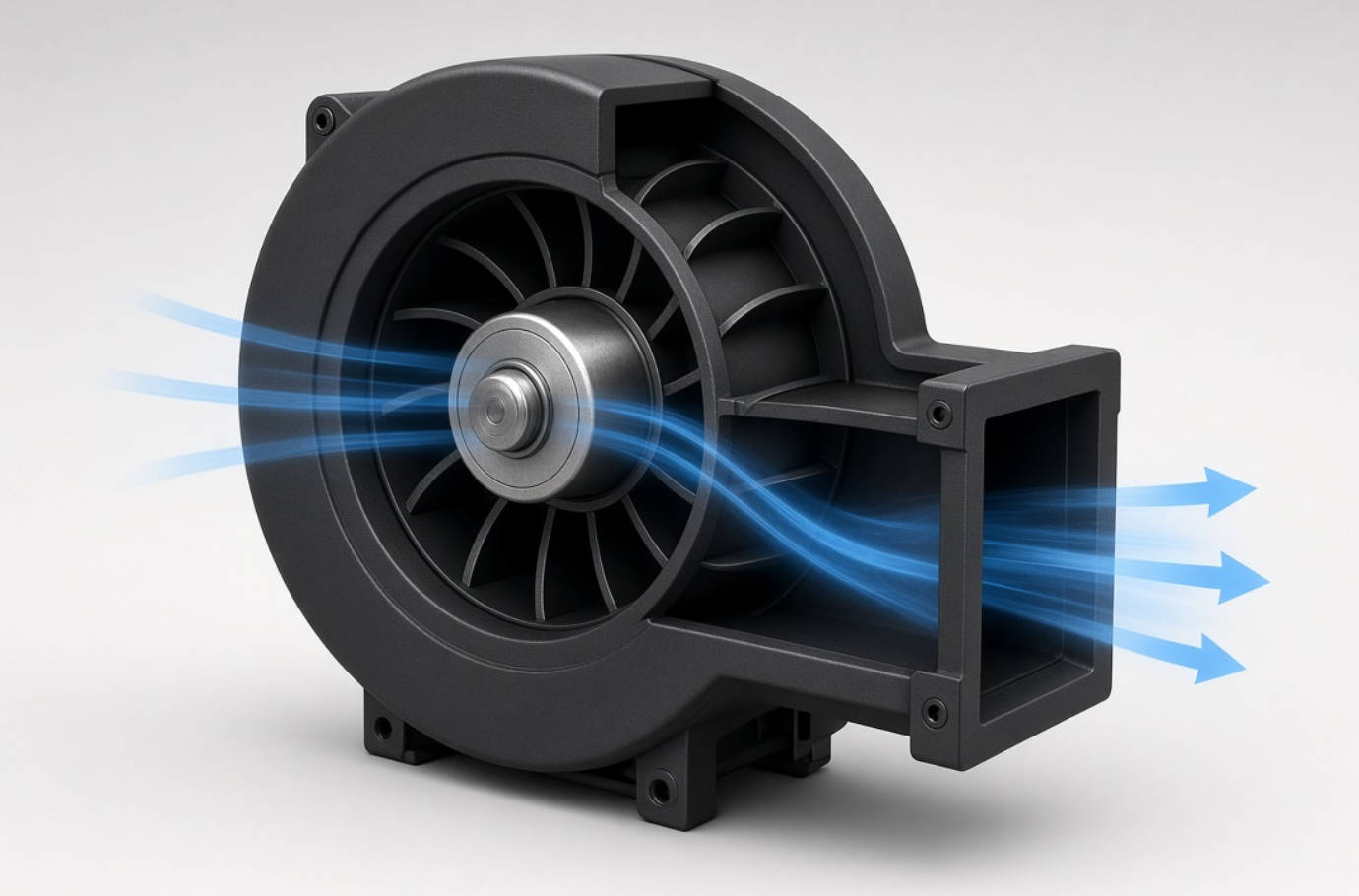 Blower Fan Airflow Structure Blower Fan Airflow Structure