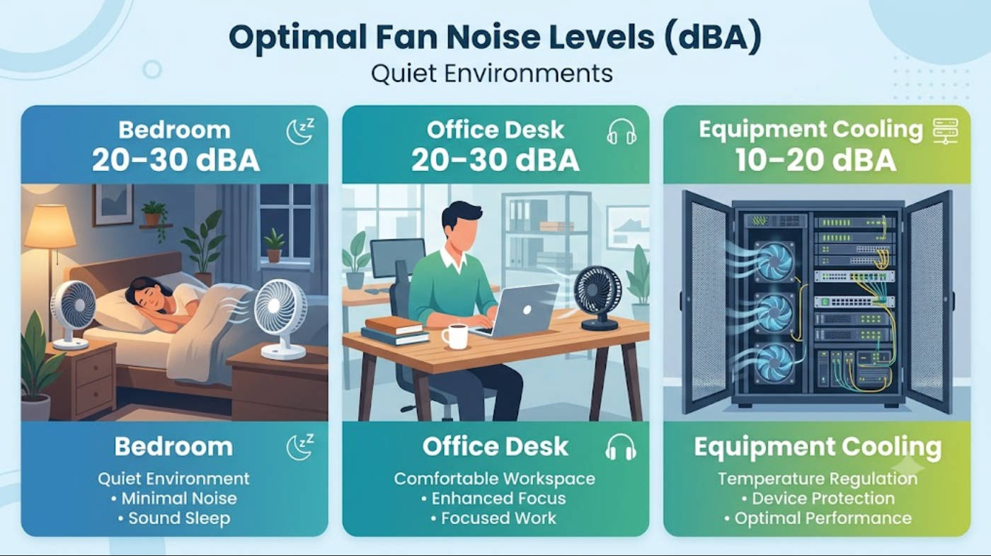 Quiet Fan Application Scenarios Quiet Fan Application Scenarios