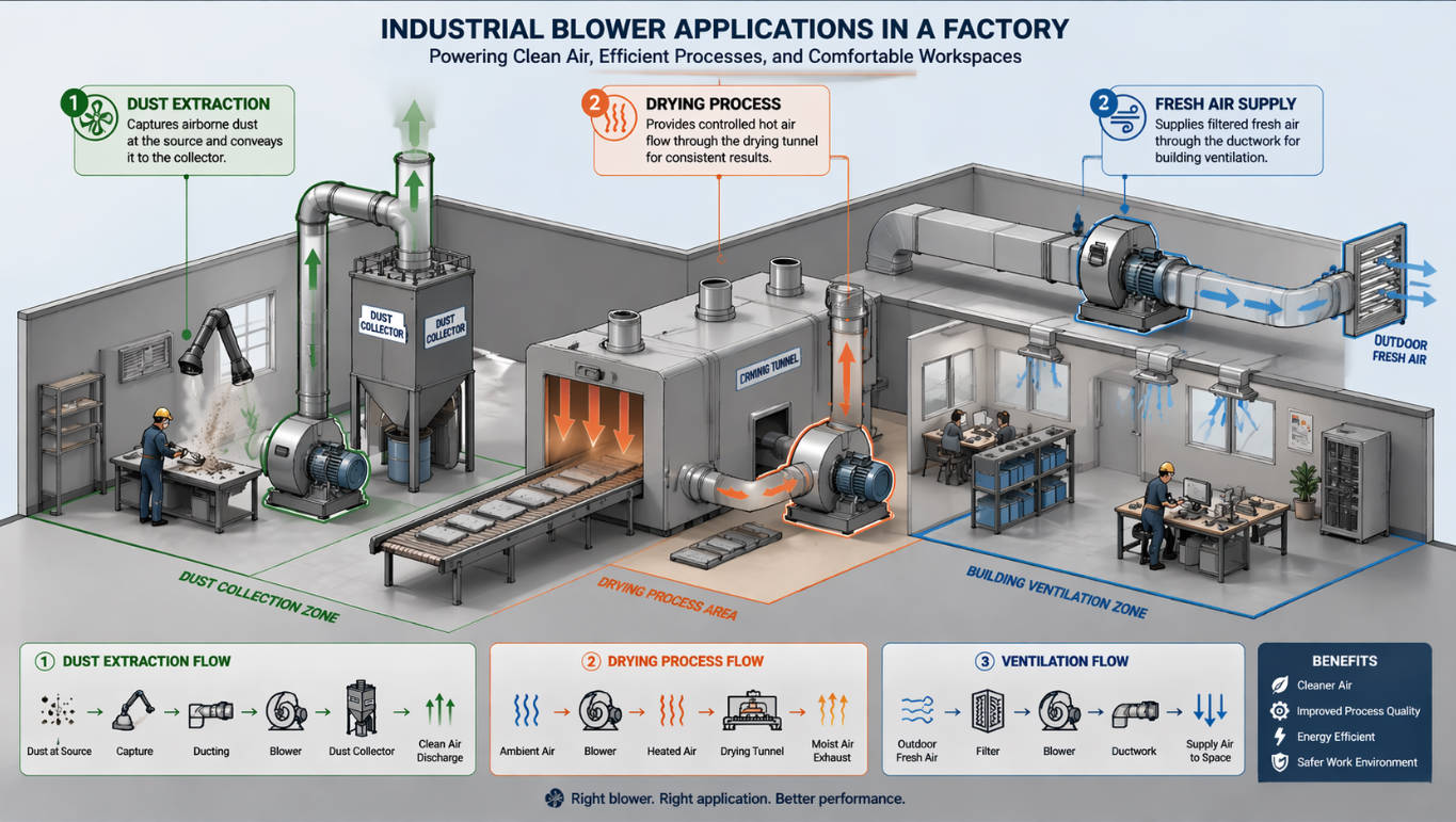 Industrial Blower Application Layout Industrial Blower Application Layout
