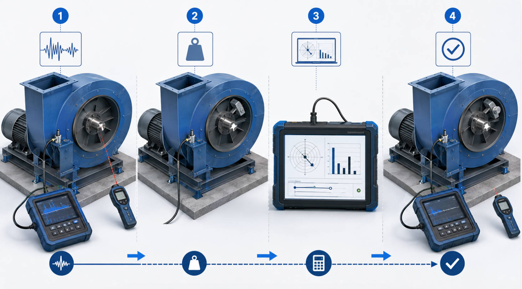 Centrifugal Fan Dynamic Balancing Process Centrifugal Fan Dynamic Balancing Process