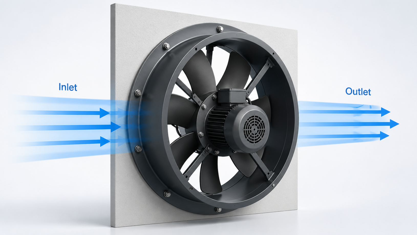 Axial Fan Airflow Diagram1 Axial Fan Airflow Diagram1