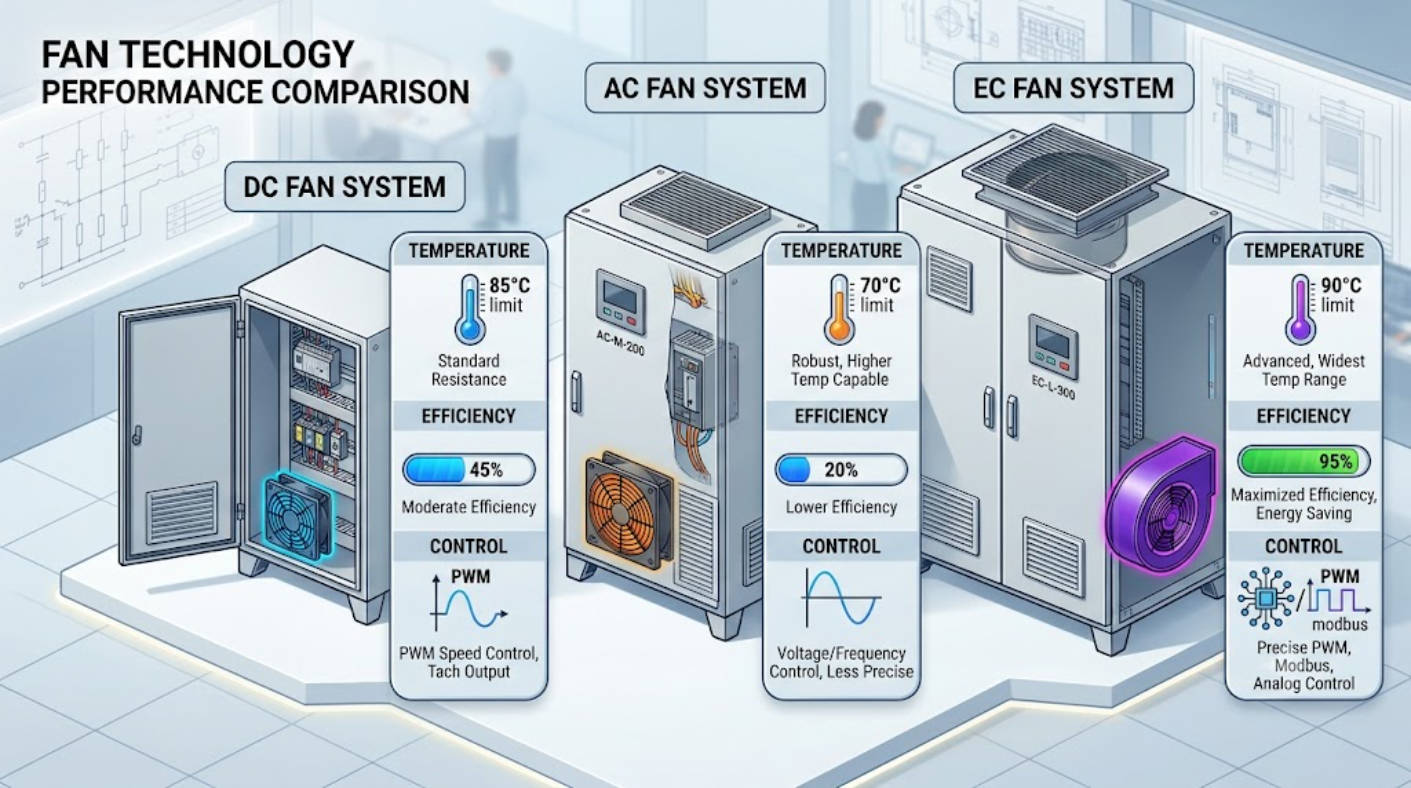 AC DC EC Fan Comparison AC DC EC Fan Comparison