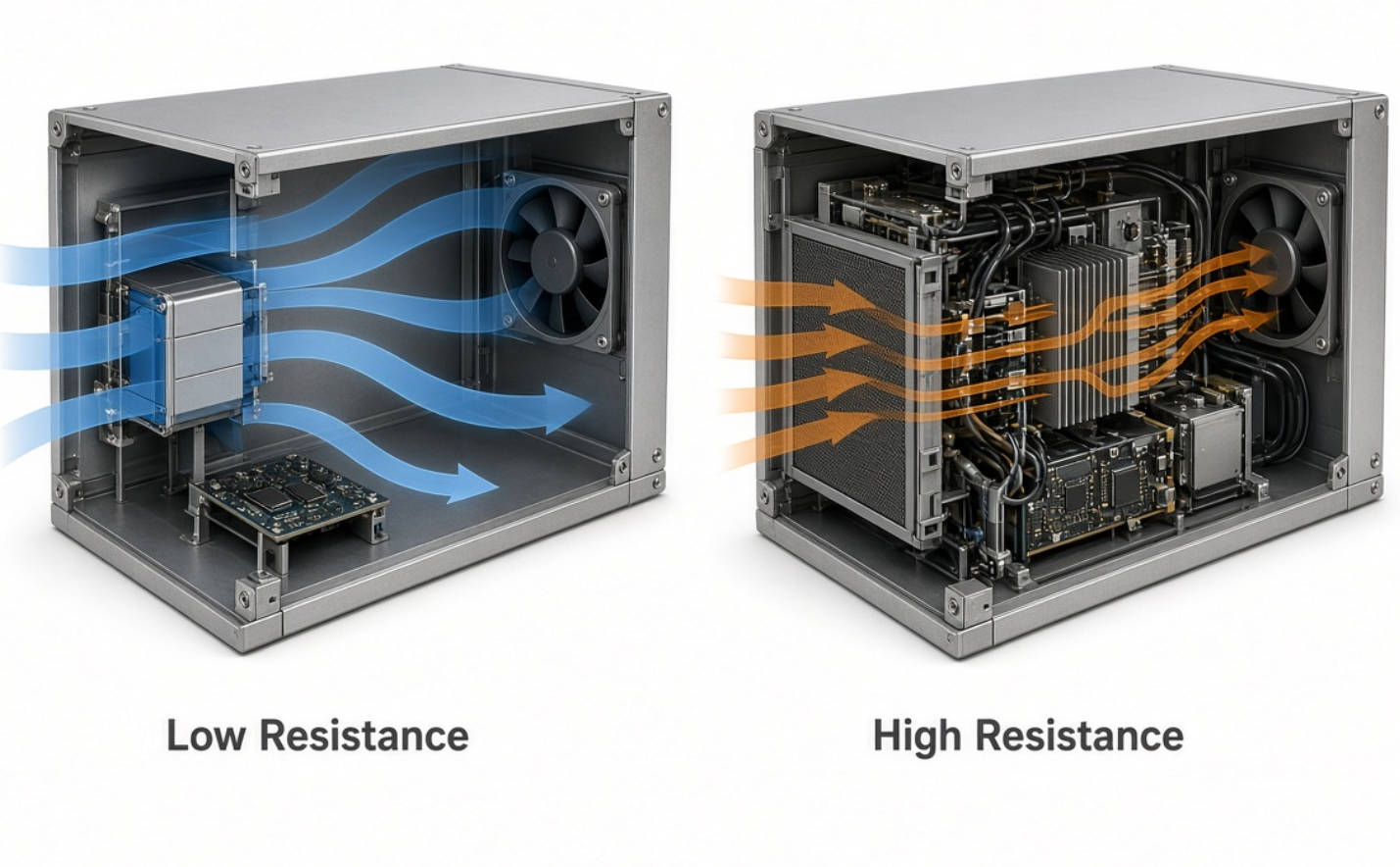 Airflow and Static Pressure in Electronic Enclosures Airflow and Static Pressure in Electronic Enclosures