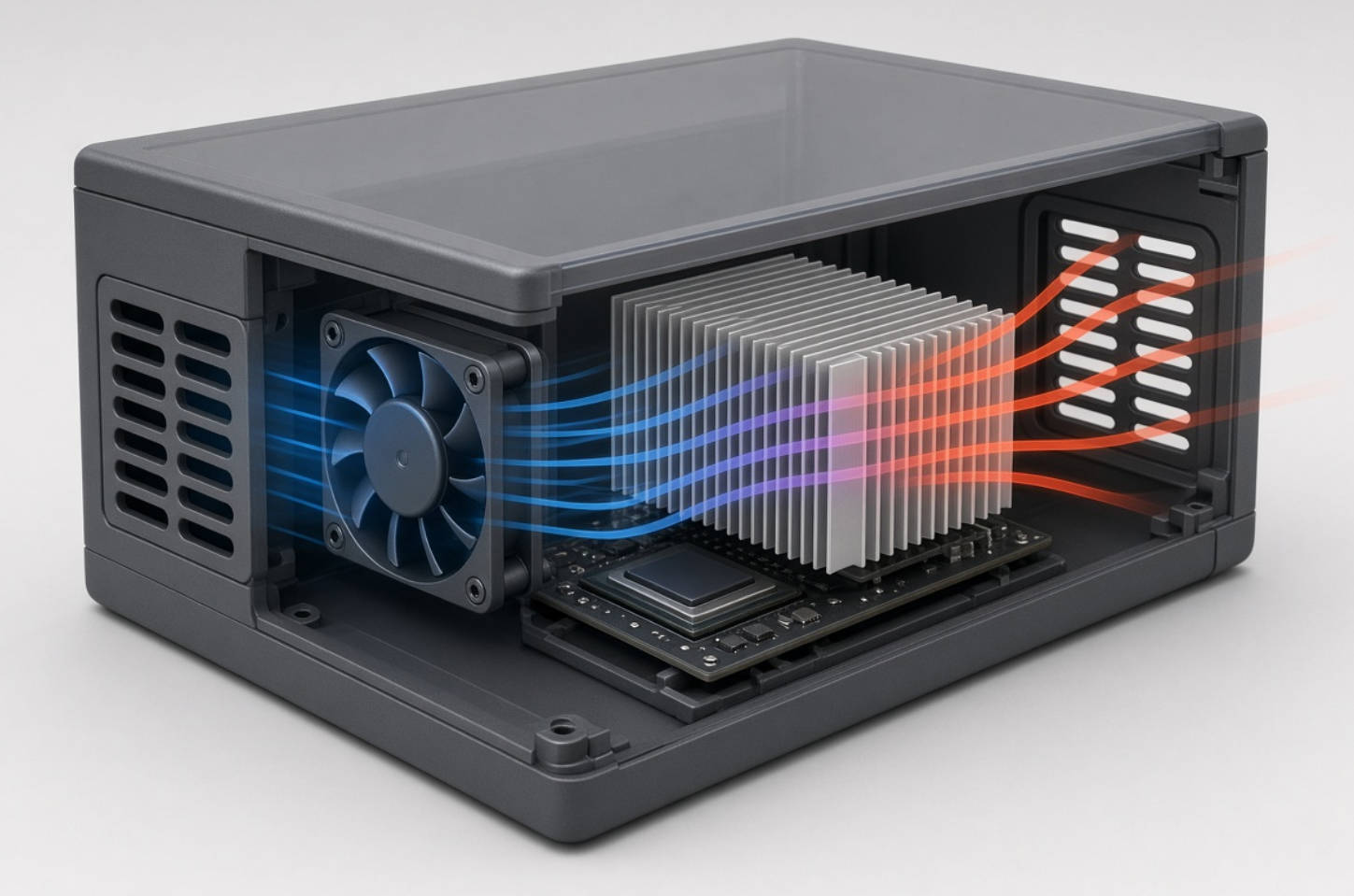 Micro Fan Airflow Path Micro Fan Airflow Path