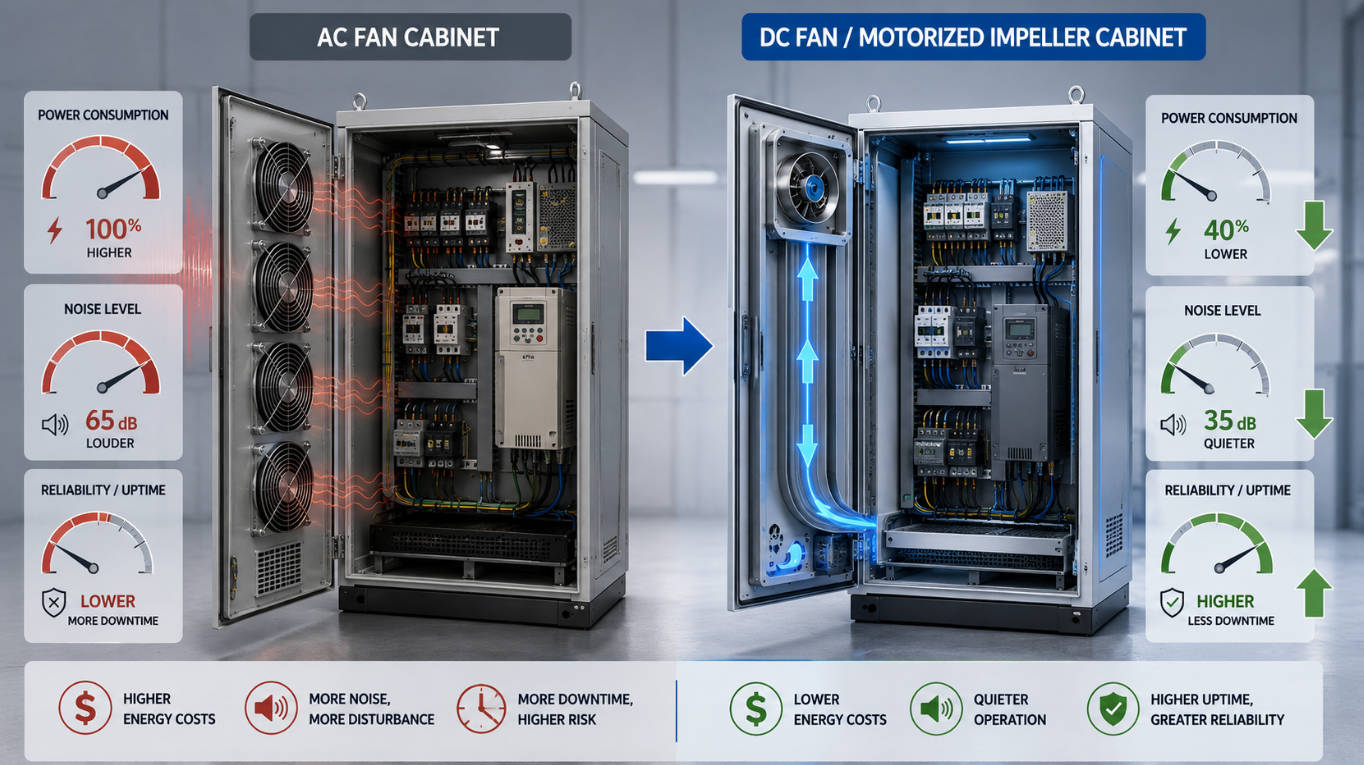 AC And DC Fan Cooling System Performance Comparison AC And DC Fan Cooling System Performance Comparison