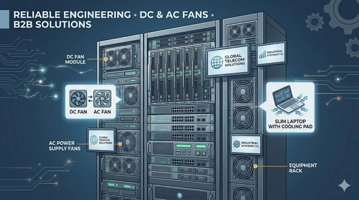 B2B Cooling Solutions With Dc Ac Fans B2B Cooling Solutions With Dc Ac Fans