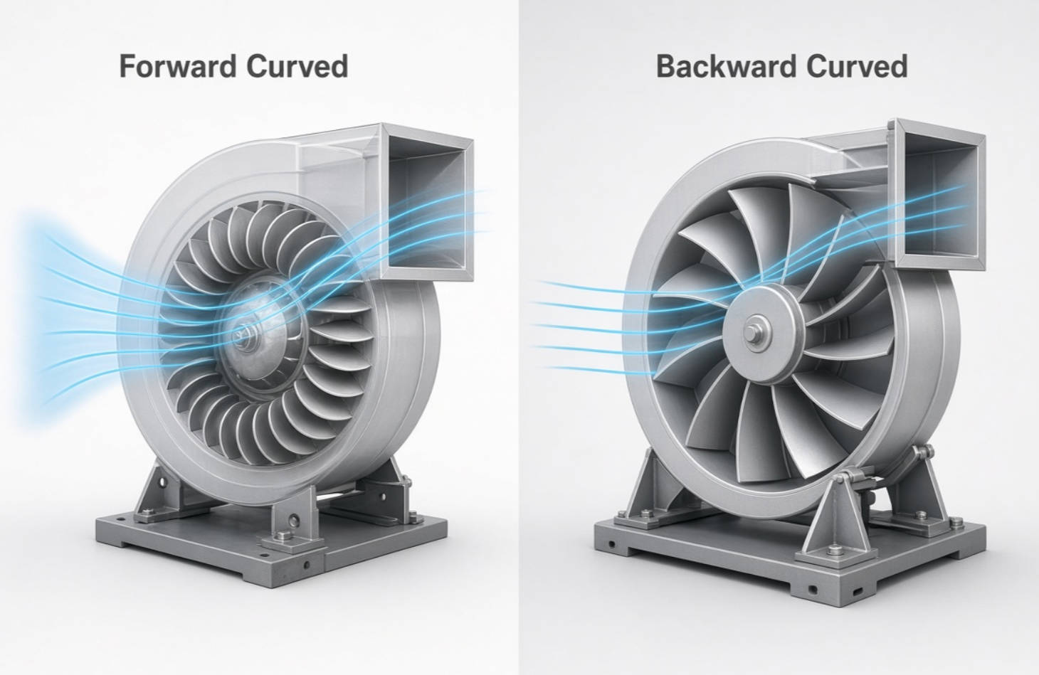 Forward Curved And Backward Curved Fan Comparison Forward Curved And Backward Curved Fan Comparison
