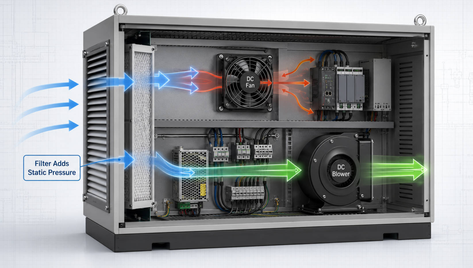 Industrial Cabinet Cooling With Fan And Filter Industrial Cabinet Cooling With Fan And Filter