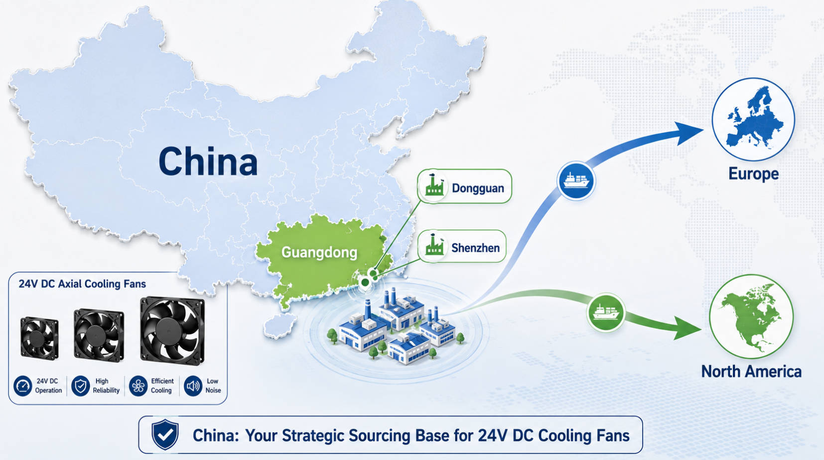 China 24V Dc Fan Cluster Map China 24V Dc Fan Cluster Map