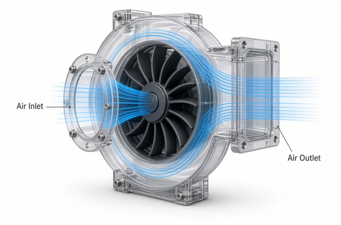 Forward Curved vs. Backward Curved Centrifugal Fans: A Practical Selection Guide for HVAC and Industrial Cooling