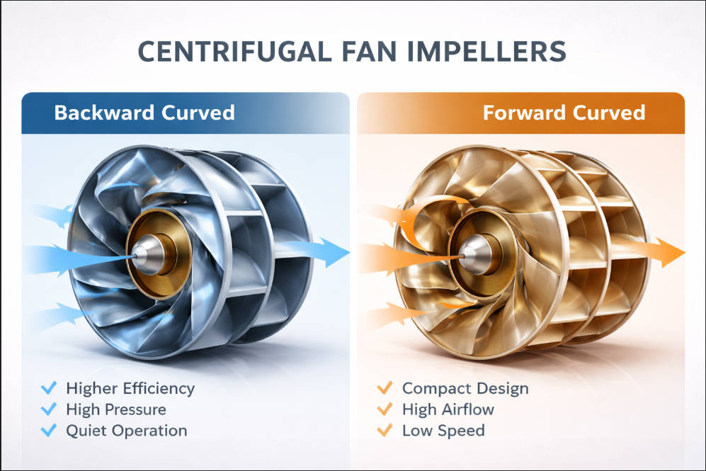Backward And Forward Curved Impeller Comparison