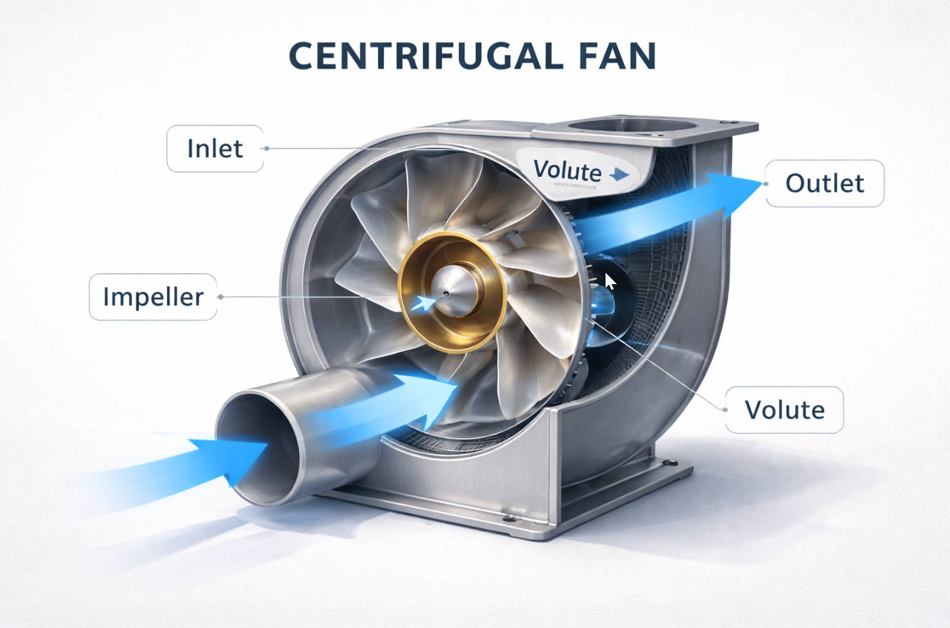 Centrifugal Fan Design Guide for High‑Reliability Cooling Systems