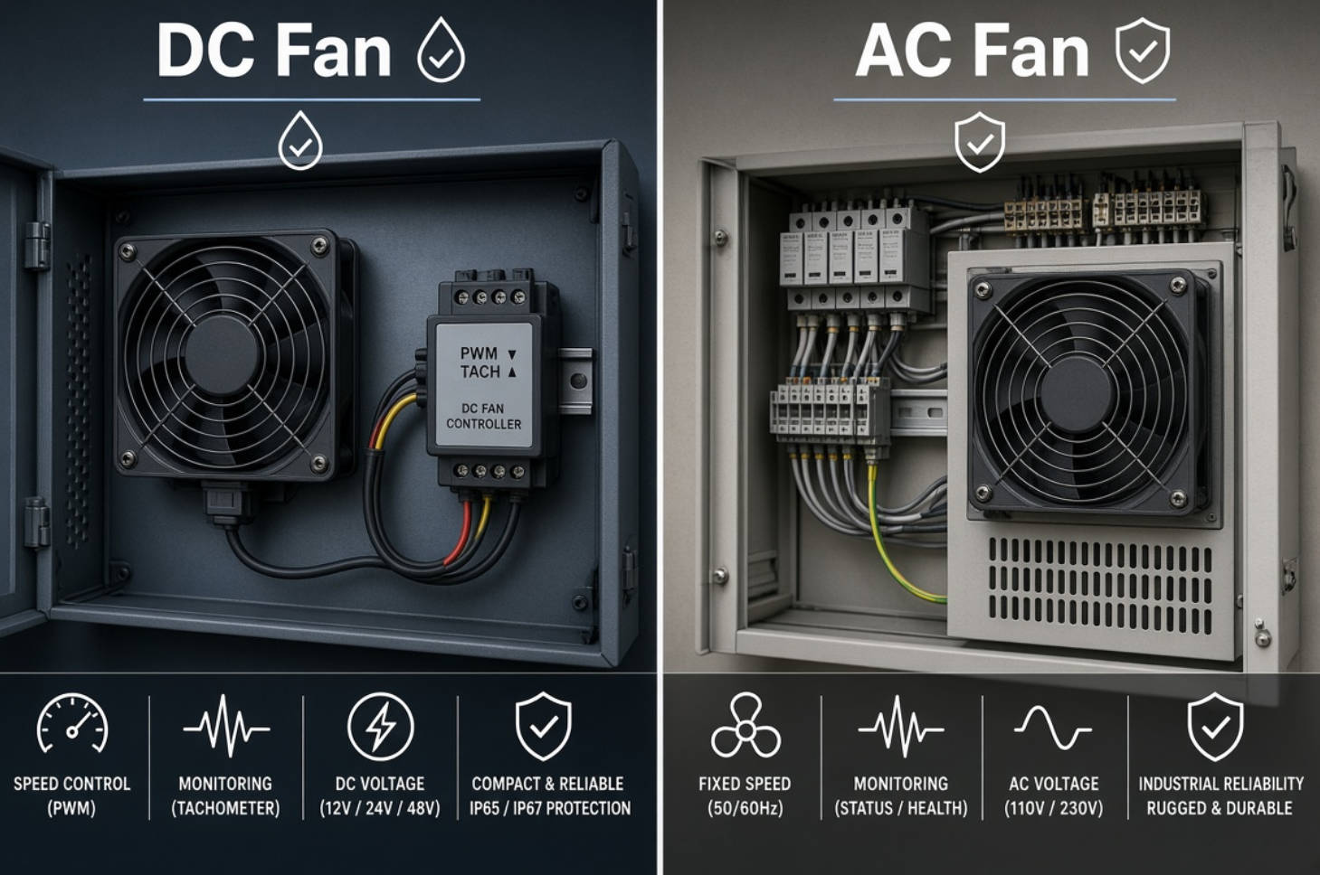 Waterproof DC Cooling Fans: An Industrial Buyer's Guide to IP-Rated Thermal Management