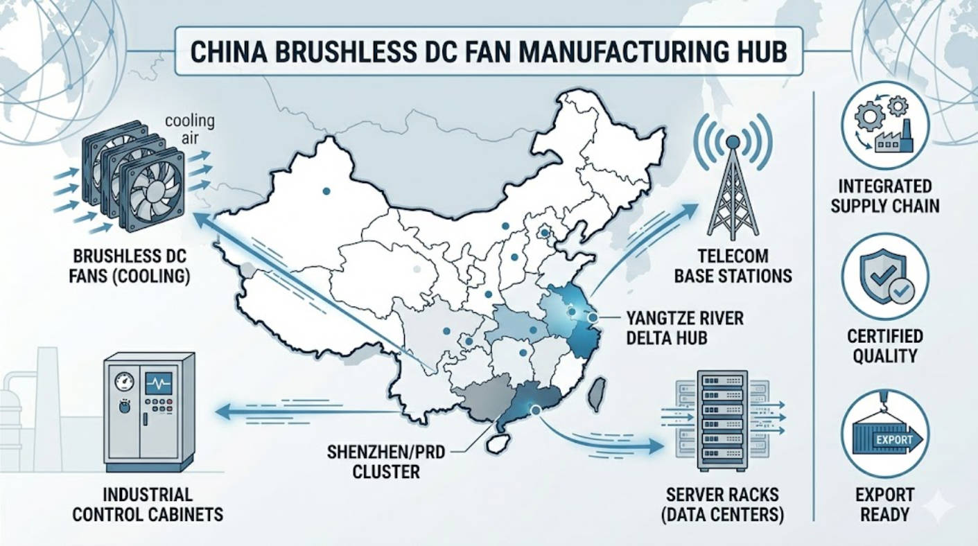China Brushless DC Fan Industry Overview