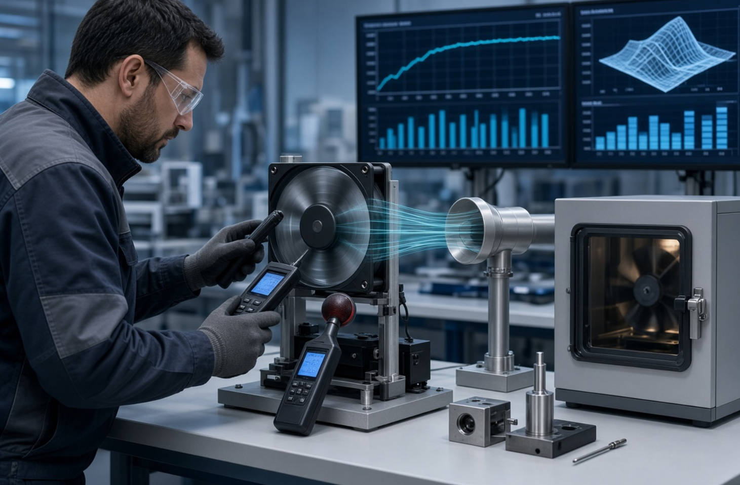 Cooling Fan Quality Inspection Process