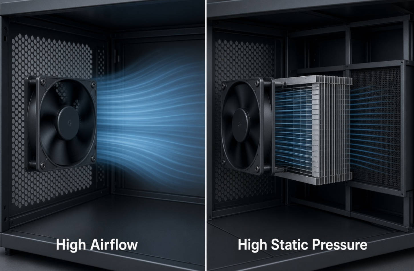 High Airflow vs High Static Pressure Fans: Which San Ace Fan Do You Need?