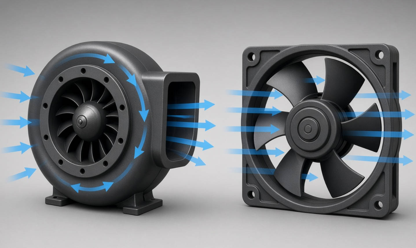 Blower Fan And Axial Fan Comparison Blower Fan And Axial Fan Comparison