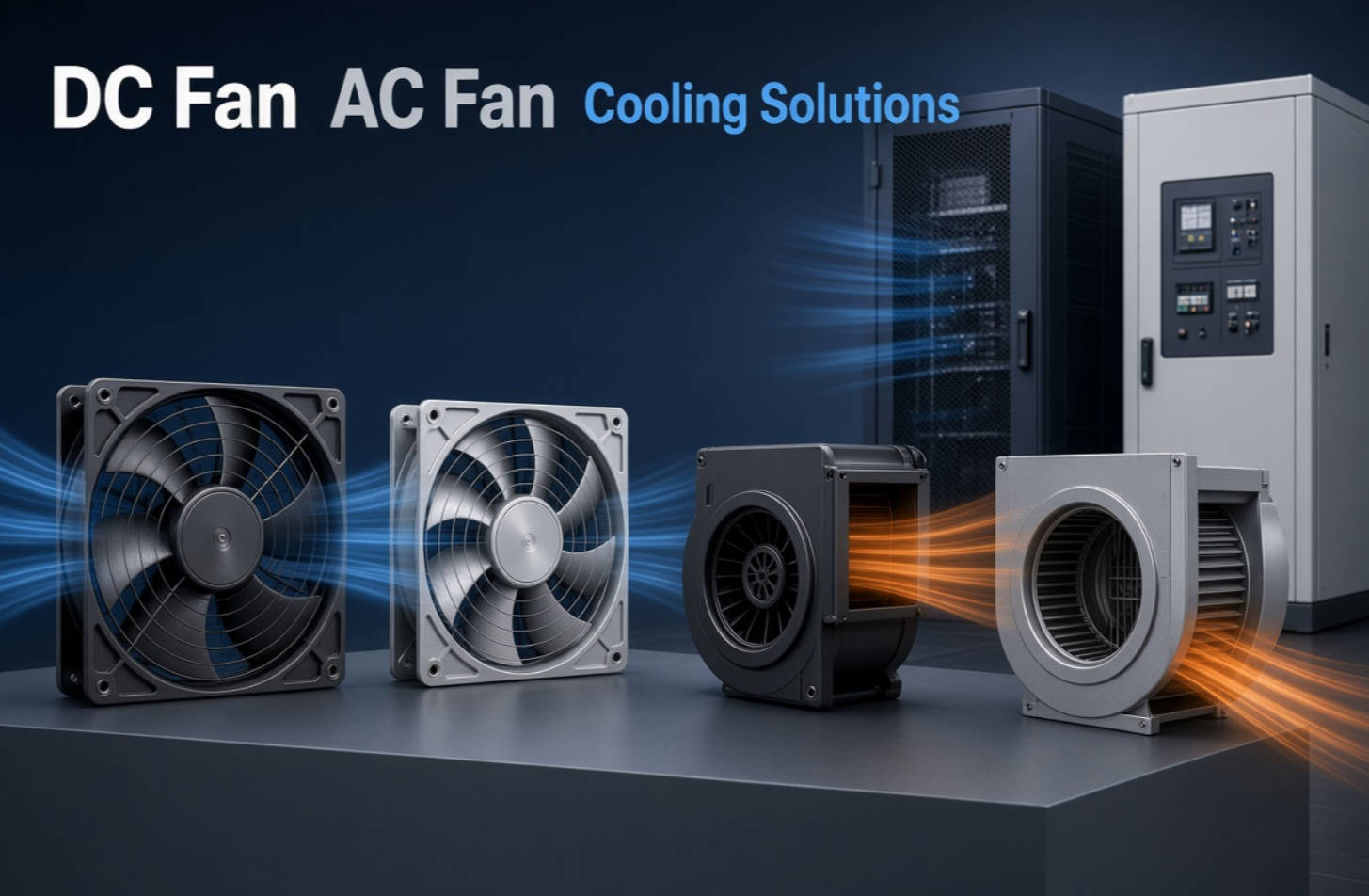 Industrial DC Fan and AC Fan Selection Guide: How to Choose Reliable Cooling Solutions for High-Performance Equipment