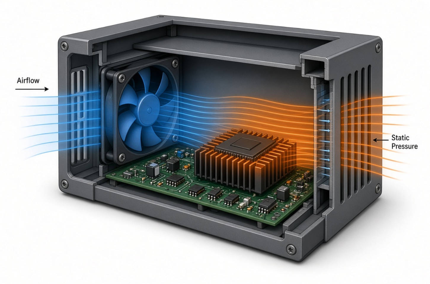 Airflow And Static Pressure In Electronics