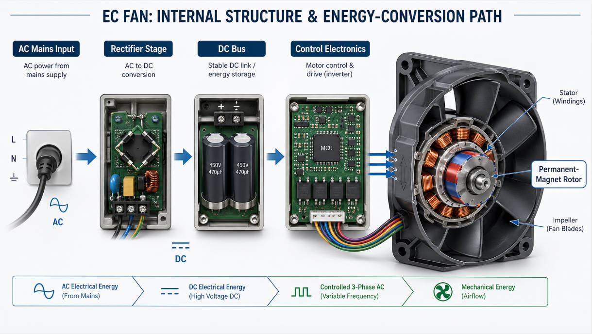 EC Fans Vs. Traditional AC Fans: A 2026 Engineer's Guide To Efficient Cooling