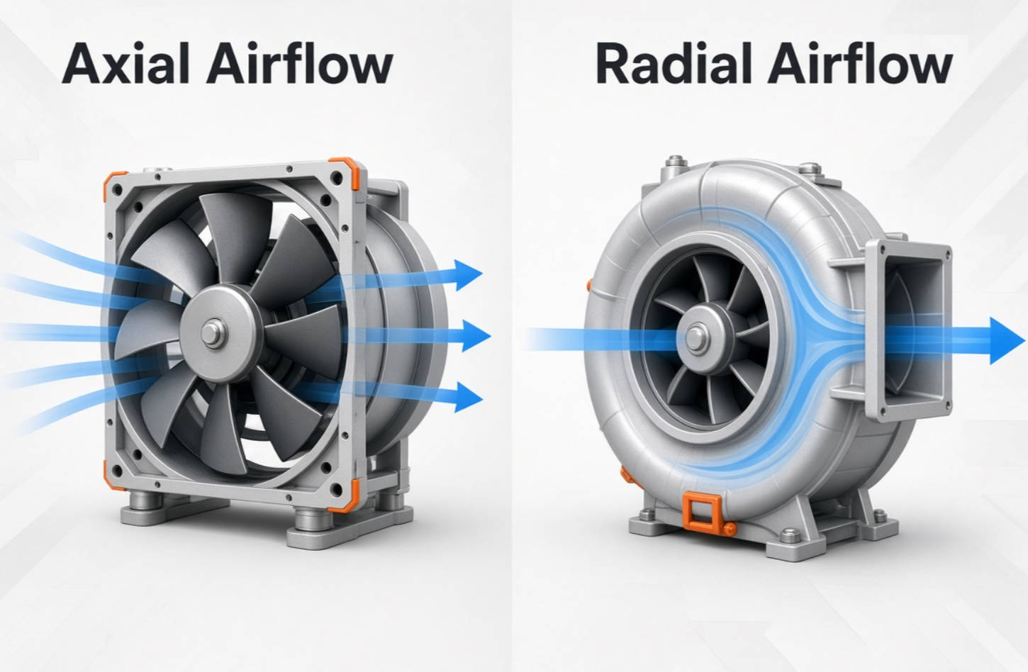 Axial Fan vs Radial Fan: Key Differences, Performance, and How to Choose the Right Cooling Solution