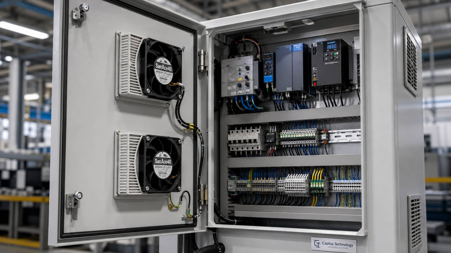 Industrial Cabinet Cooling Solutions Installation Example