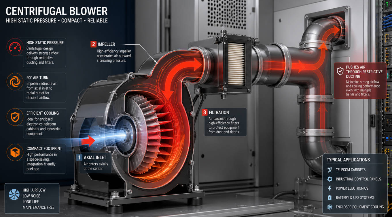 Axial Fans vs Centrifugal Fans: How I Help OEMs Choose The Right Cooling Solution