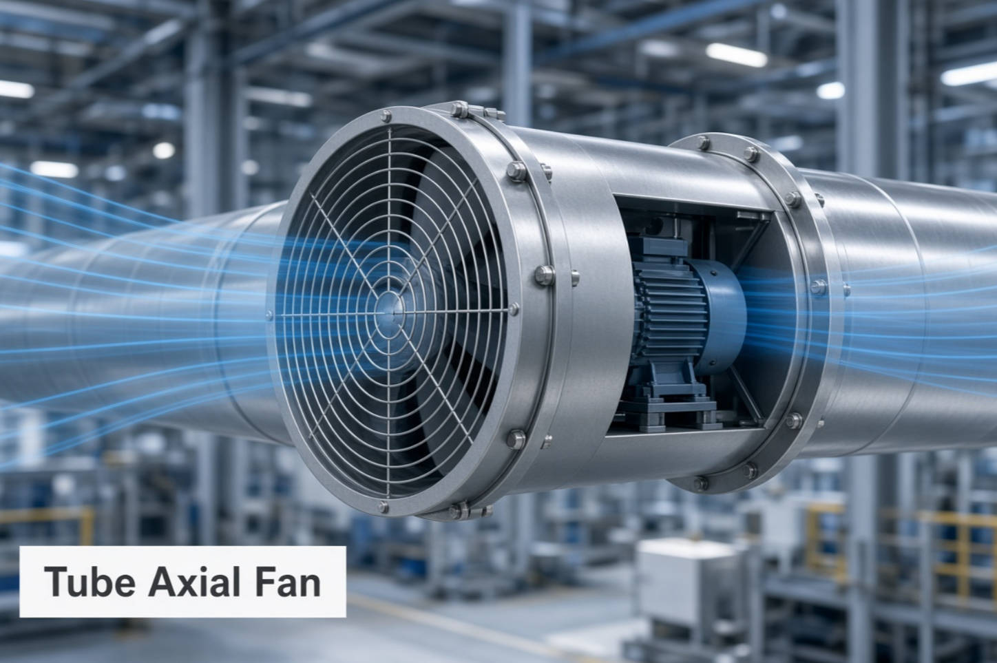 Ventiladores axiais tubulares para resfriamento industrial: componentes, sele&ccedil;&atilde;o, vantagens e aplica&ccedil;&otilde;es