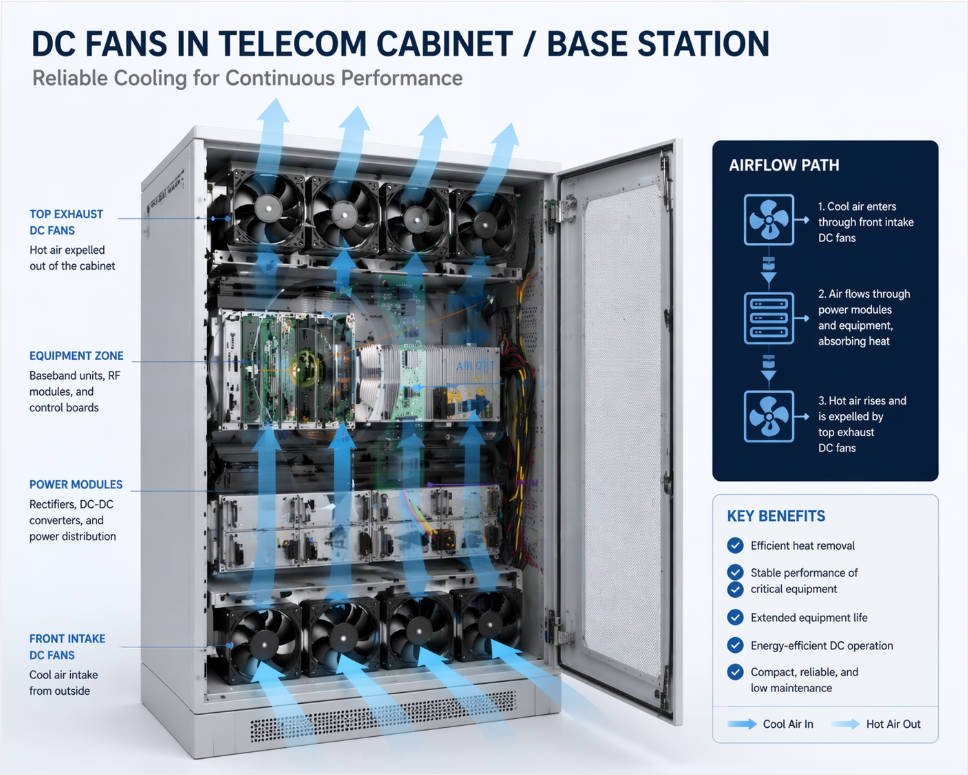 Telecom Cabinet DC Cooling