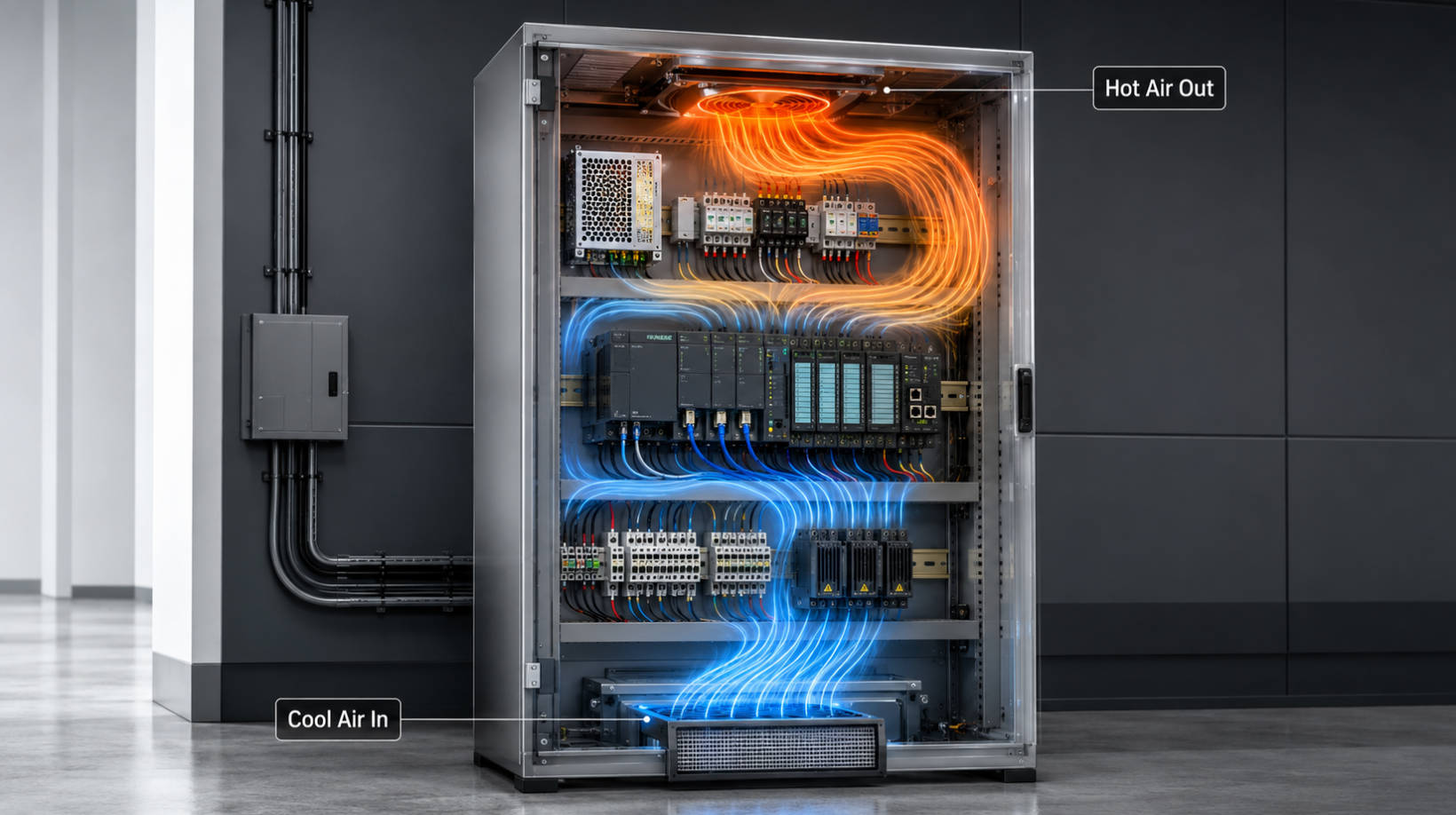 Electronic Cabinet Airflow System