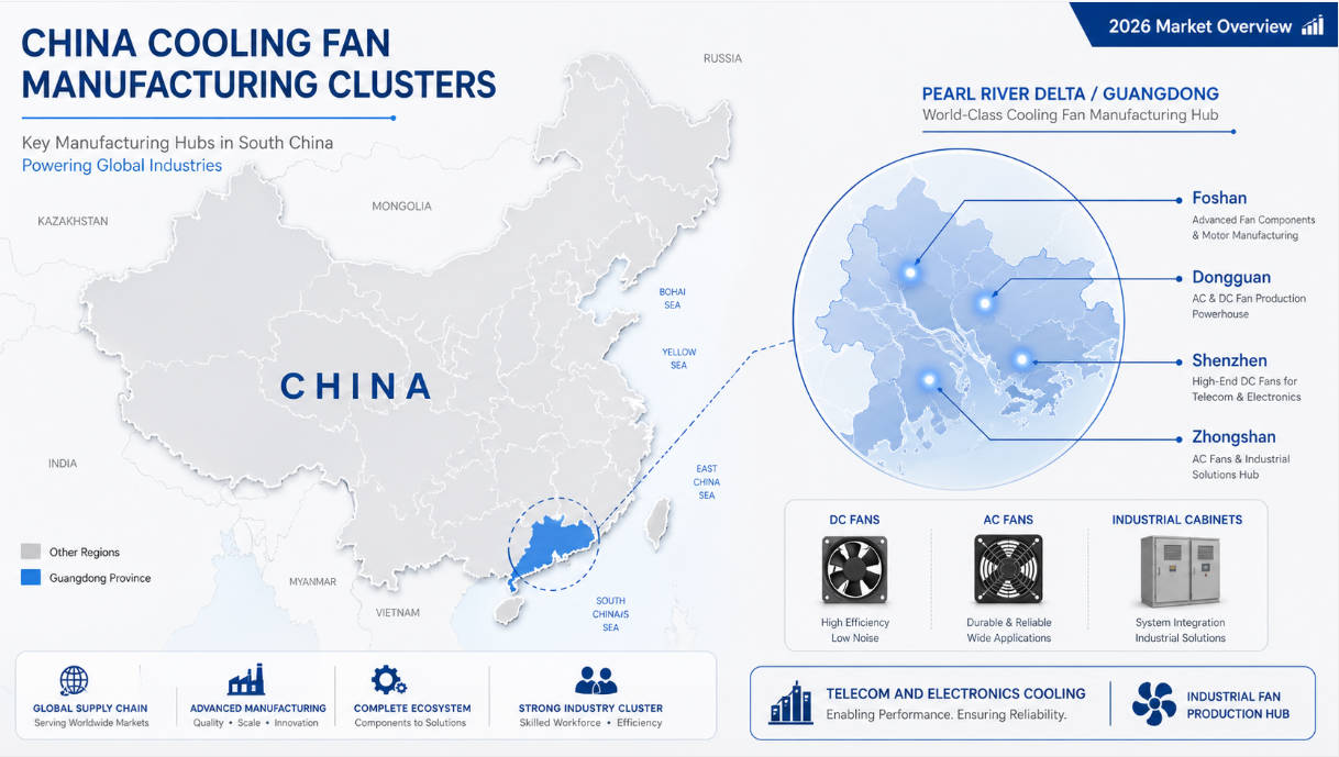 Top 10 Cooling Fan Manufacturers in China