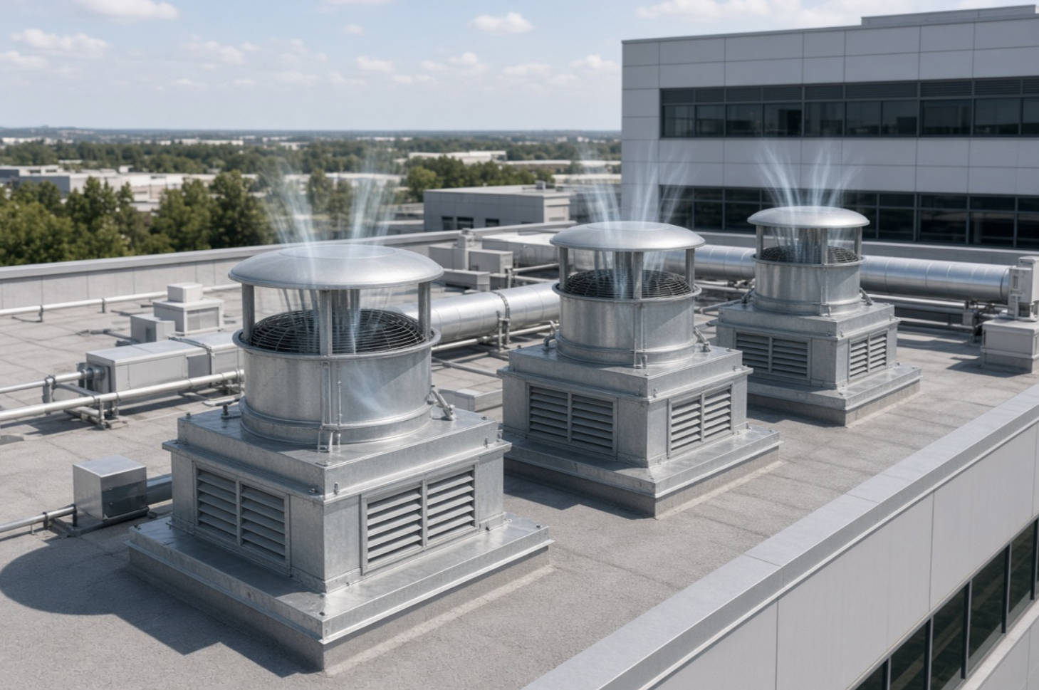 Ventiladores de exaust&atilde;o Longwell vs. Ventiladores de exaust&atilde;o Greenheck: uma compara&ccedil;&atilde;o pr&aacute;tica para ventila&ccedil;&atilde;o comercial e industrial