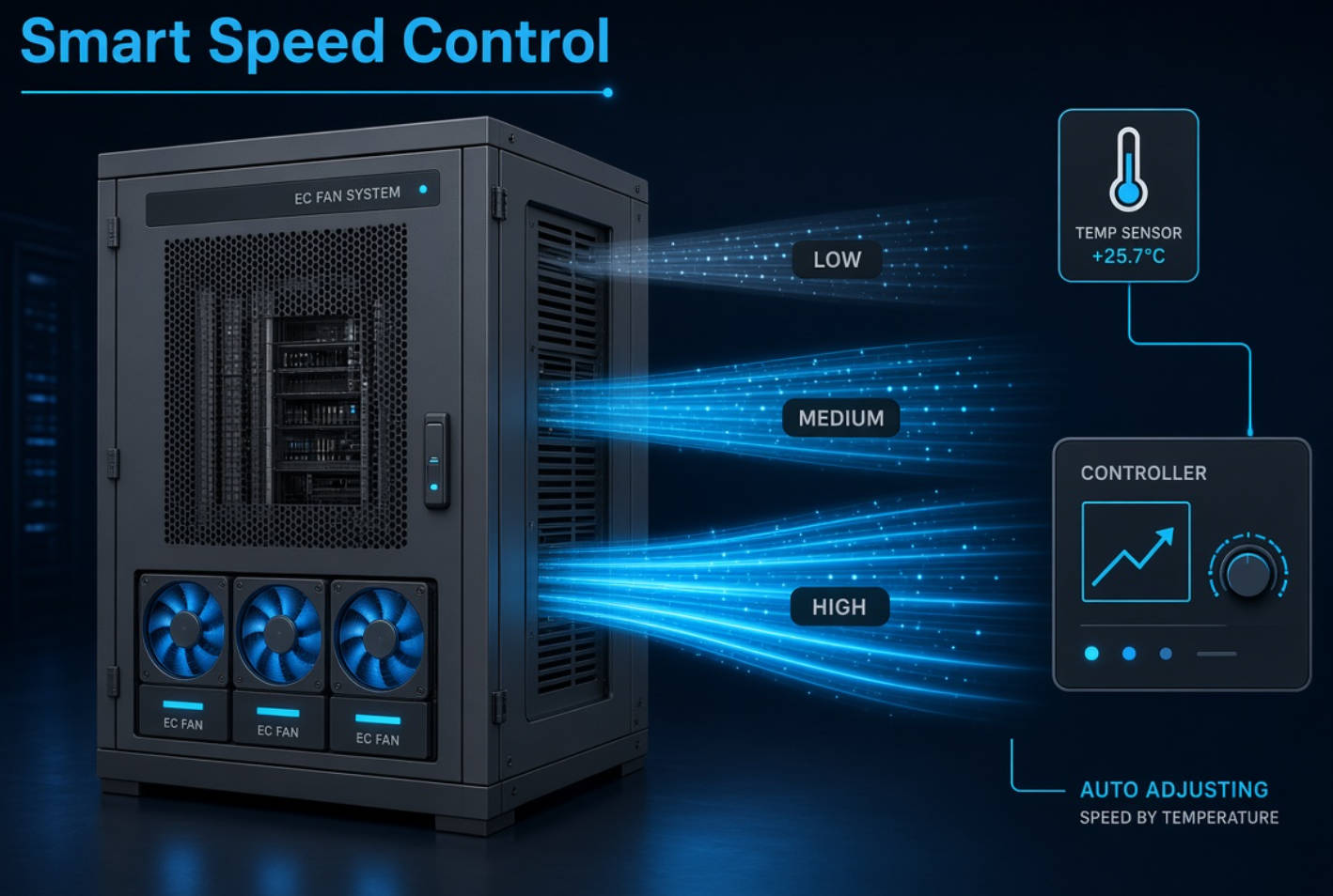 EC Fan Intelligent Speed Control