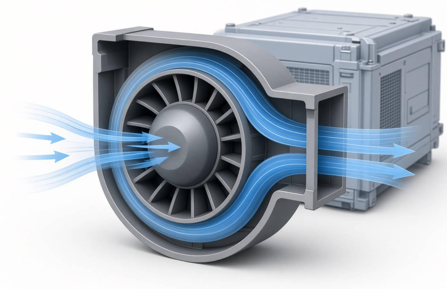 Centrifugal Fan Airflow Principle