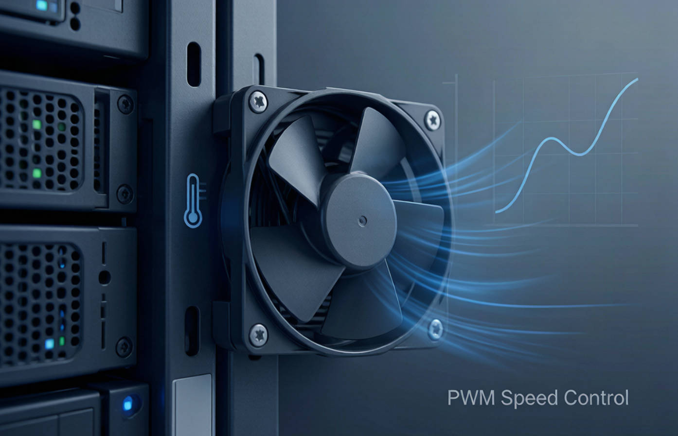 PWM DC Fan Smart Speed Control