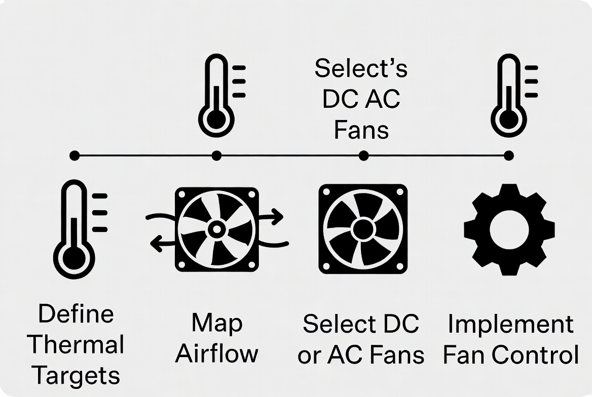 Thermal Design Process With Cooling Fans