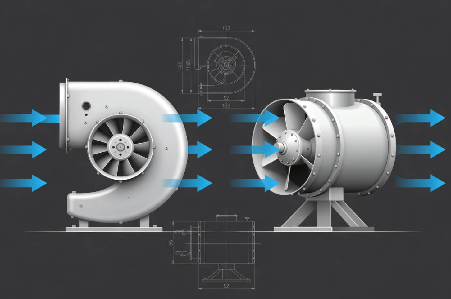 Centrifugal Fan vs Axial Fan: How to Choose the Right Cooling Solution