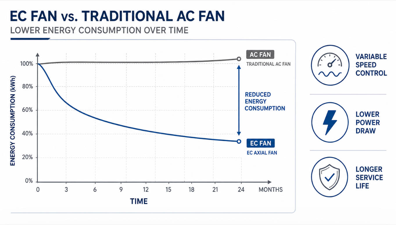 EC Axial Fan Energy Savings