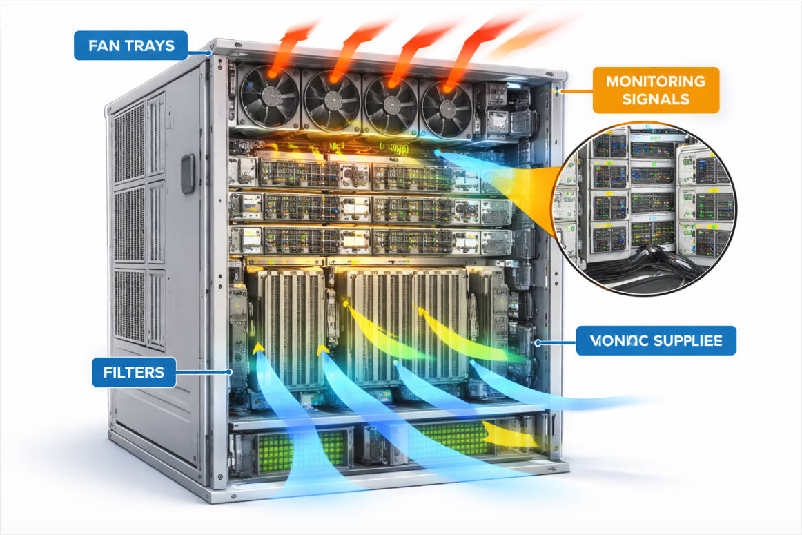 Industrial Rack Cooling Reliability