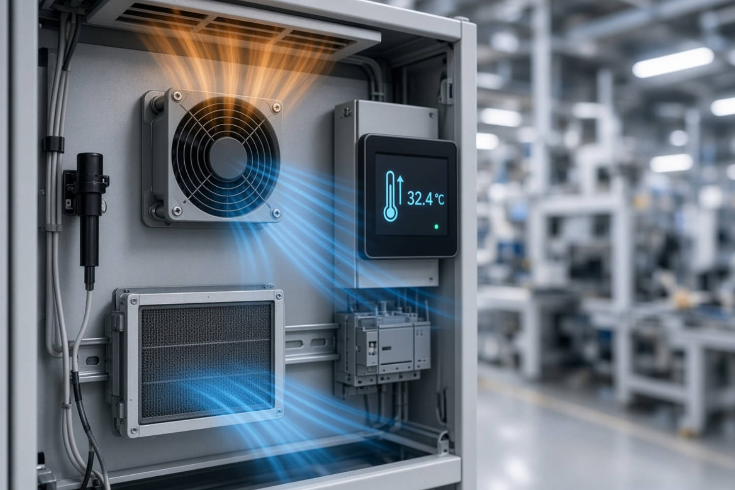 Smart Industrial Cabinet Cooling