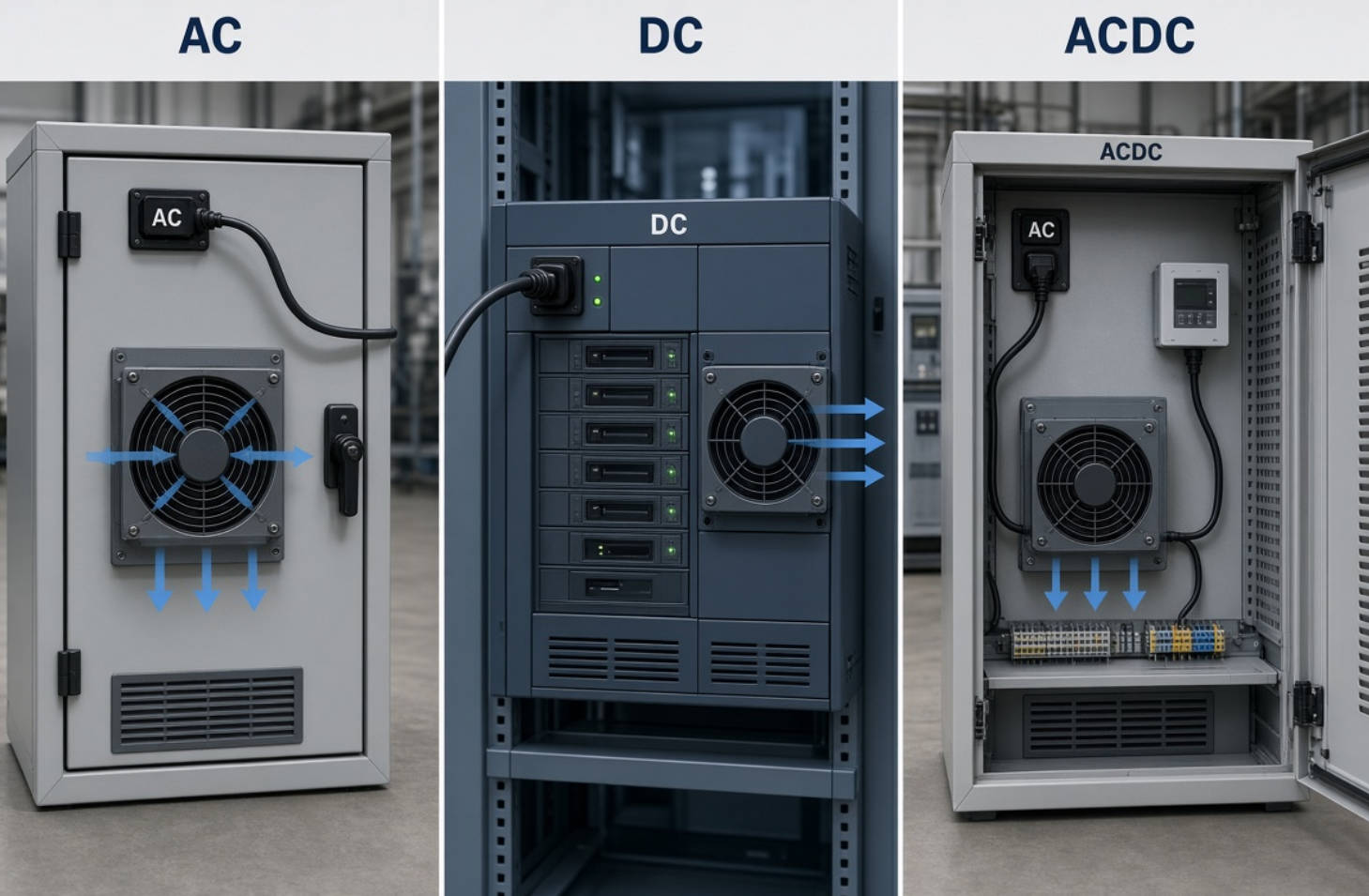 AC Fan vs DC Fan vs ACDC Fan: How to Choose the Right Cooling Fan